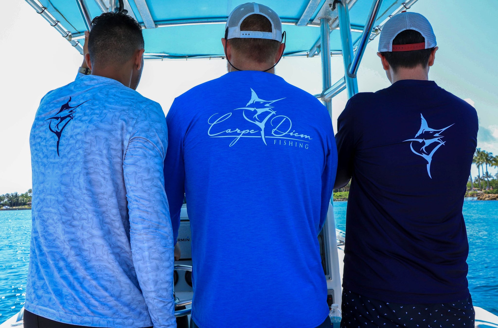 Men's Classic Performance Ocean Blue – Carpe Diem Fishing Apparel