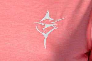 Ladies V neck Pink - Carpe Diem Fishing Apparel